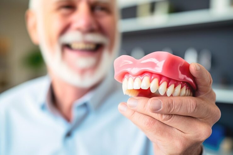 Replacing all missing teeth with custom complete dentures